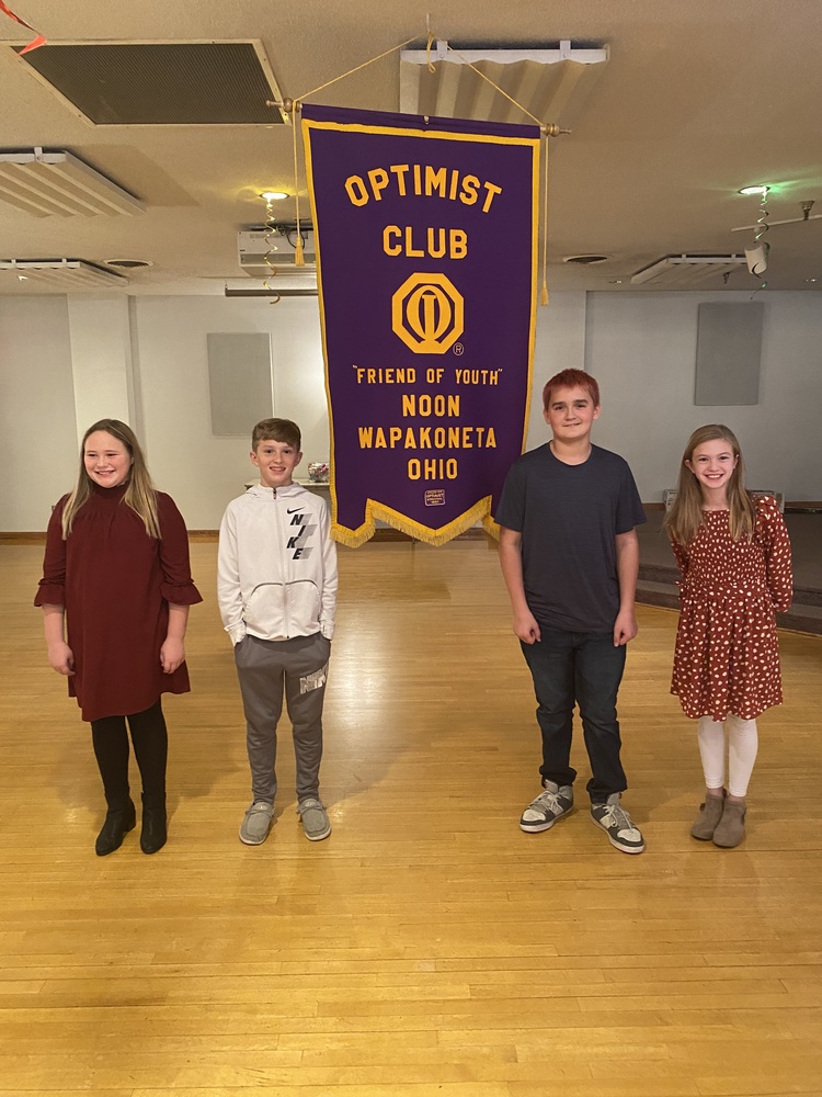 Noon Optimist Students of the Month