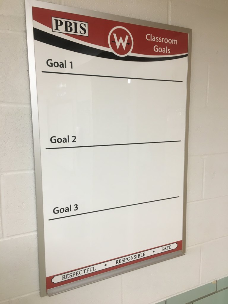 WMS PBIS Classroom Goals Board