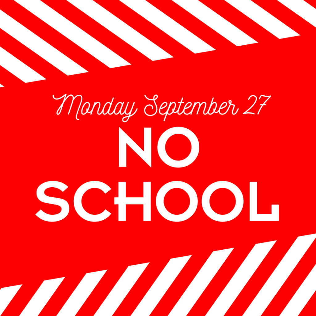 9/27 No School
