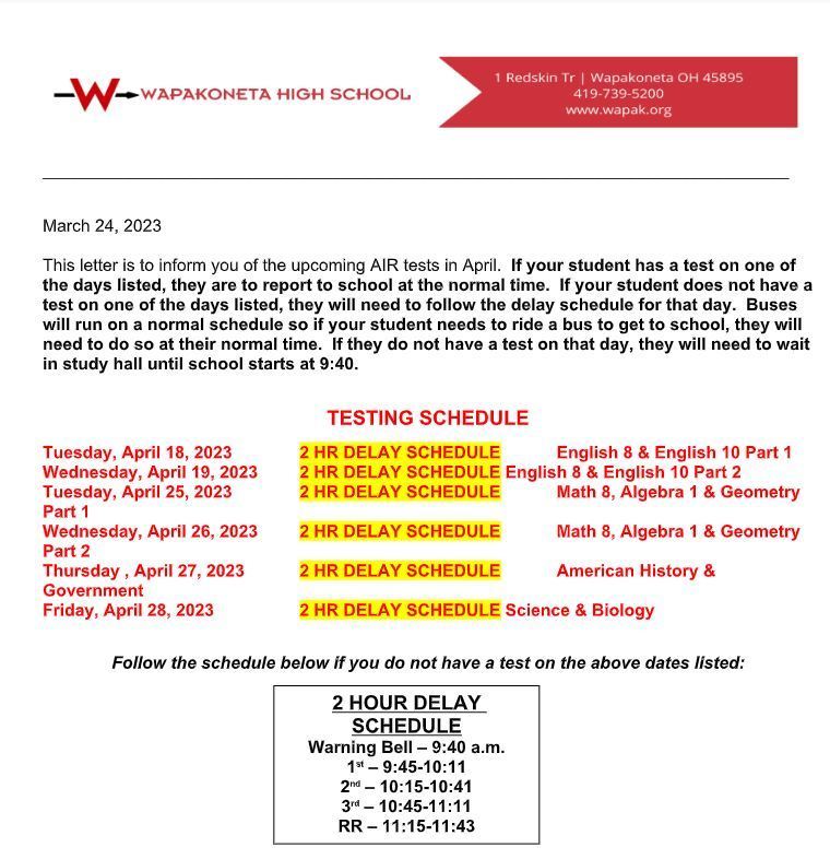 Athletics  Wapakoneta City Schools